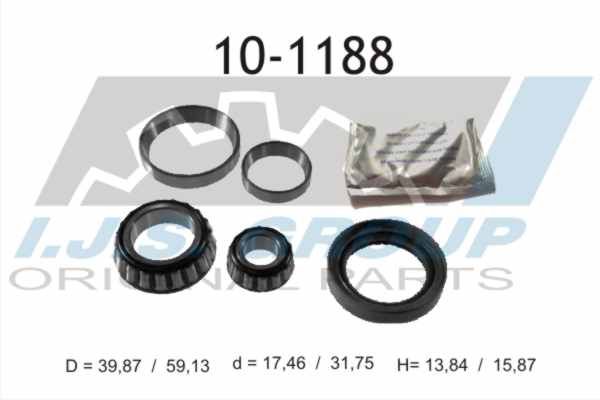 IJS GROUP Комплект подшипника ступицы колеса 10-1188